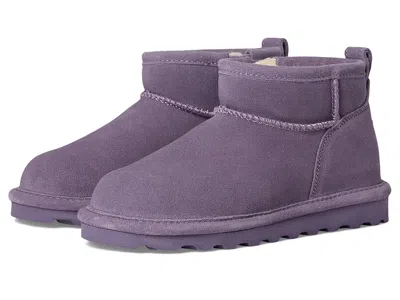 Bearpaw Shorty (little Kid/big Kid) Girls Shoes Purple Sage : 3 Little Kid M, Suede
