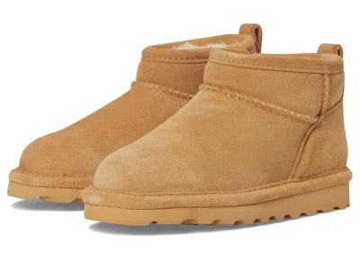 Bearpaw Shorty (toddler/little Kid) Girls Shoes Iced Coffee : 12 Little Kid M, Suede In Brown
