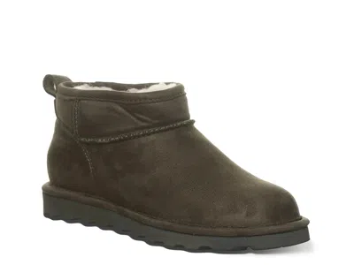 Bearpaw Shorty Vegan Bootie In Green