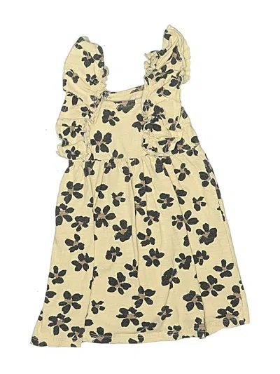 Pre-owned Bearpaw Kids' Sleeveless Top Yellow Halter Neckline Tops