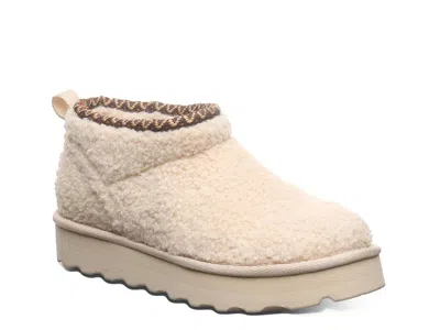Bearpaw Snuggle Daphne Deco Bootie In Neutral