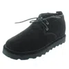 Bearpaw Spencer Mens Suede Wool Lined Chukka Boots In Black