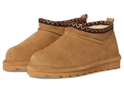 Bearpaw Super Shorty Deco (little Kid/big Kid) Girls Shoes Iced Coffee : 2 Little Kid M, Suede In Brown