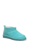 Bearpaw Super Shorty Genuine Shearling Lined Bootie In Blue