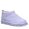 Bearpaw Super Shorty Women's Persian Violet Suede Pull On Ankle Boots Jobb552 In Purple