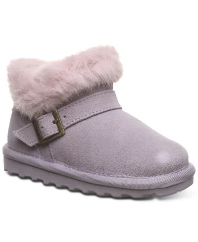 Bearpaw Babies' Toddler Girls Jasmine Winter Boots From Finish Line In Wisteria