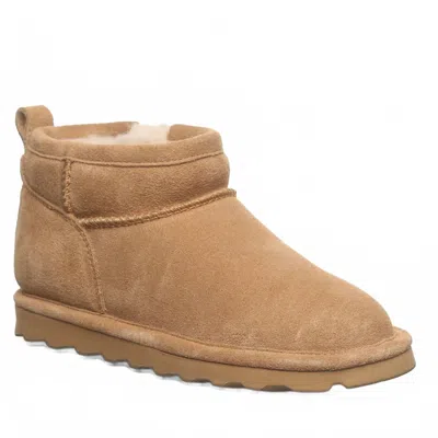 Bearpaw Shorty (toddler/little Kid) Girls Shoes Iced Coffee : 12 Little Kid M, Suede In Brown