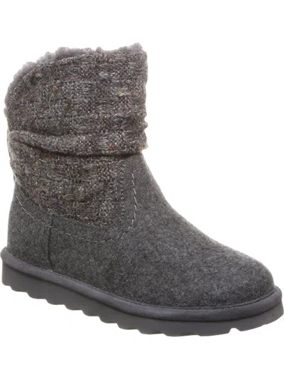 Bearpaw Virginia Womens Sheepskin Winter Boots In Multi