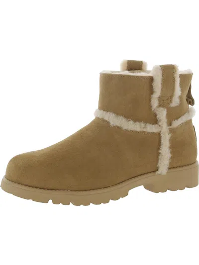 Bearpaw Willow Womens Sheepskin Cold Weather Shearling Boots In Multi