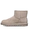 Bearpaw Shorty Genuine Shearling Lined Bootie In Grey