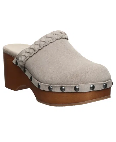 Bearpaw Women's Cossette Slip-on Clogs In Gray