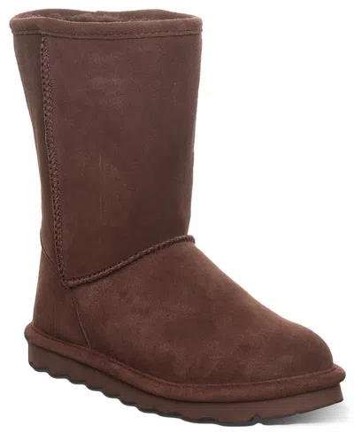 BEARPAW WOMEN'S ELLE ROUND TOE SHORT BOOTS