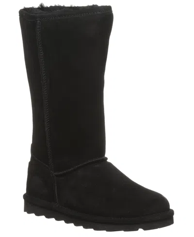 Bearpaw Women's Elle Tall Classic Round Toe Boots In Black