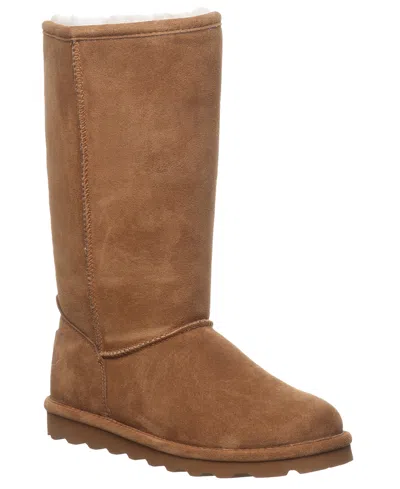 Bearpaw Women's Elle Tall Classic Round Toe Boots In Brown