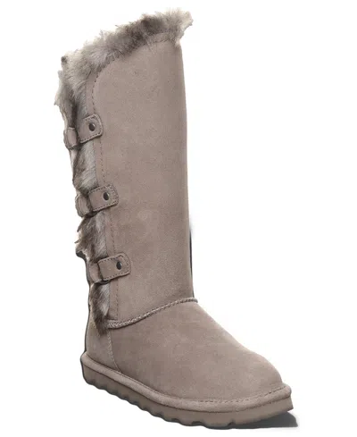 Bearpaw Women's Emery Ii Faux Fur Mid Calf Boots In Morel