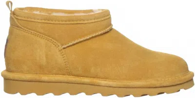 Bearpaw Women's Super Shorty Boot In Aged Honey In Gold