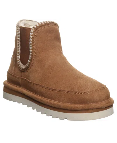 Bearpaw Women's Viola Platform Chelsea Slip-on Boots In Brown