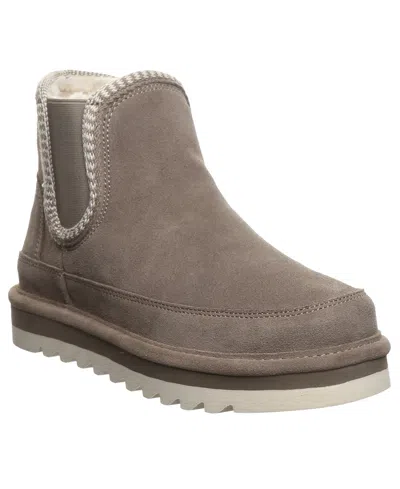 Bearpaw Women's Viola Platform Chelsea Slip-on Boots In Gray