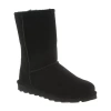 Bearpaw Womens Elle Flat Heel Winter Boots In Black