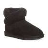 Bearpaw Womens Franie Flat Heel Winter Boots In Black