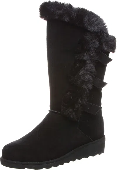 Bearpaw Womens Genevieve Suede 12 Inch Slip On Boots