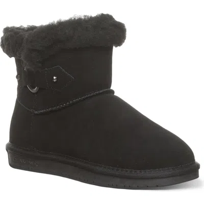 Bearpaw Wren Faux Shearling Lined Bootie In Black