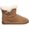 Bearpaw Wren Faux Shearling Lined Bootie In Brown
