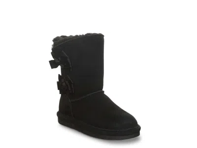 Bearpaw Zaria Bow Boot Kids' In Grey