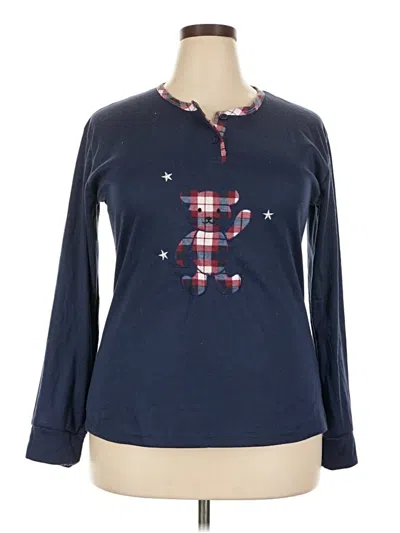 Pre-owned Beast Fashion Long Sleeve Polo Shirt In Blue