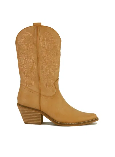 Beast Fashion Women's Adela-05 Western Boots In Camel In Brown