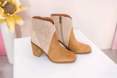 Beast Fashion Women Bailey Two Tone Boot In Brown Multi