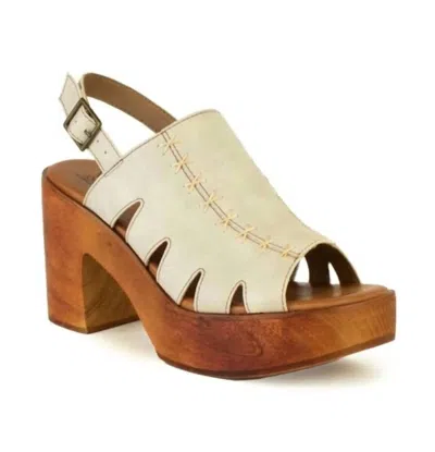 Beast Fashion Women's Fontella Platform Sandal In Cream