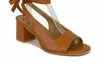 Beast Fashion Women's Isabel Lace-up Sandals In Camel In Brown
