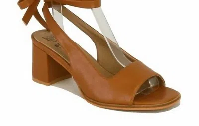 Beast Fashion Women's Isabel Lace-up Sandals In Camel In Brown