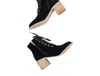 Beast Fashion Women's Quinny Laced Booties In Black