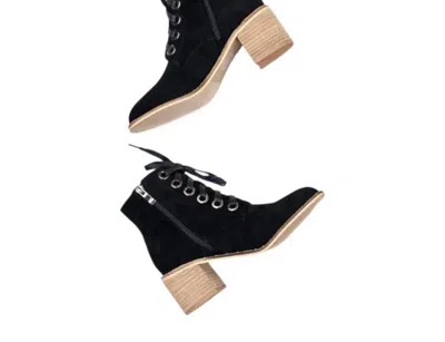 Beast Fashion Women's Quinny Laced Booties In Black