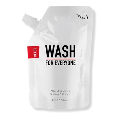 Beast Travel Size Body Wash For Everyone Pouch