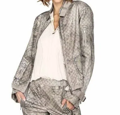 Beate Heymann Jacket In Grey/navy In Gray