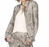 Beate Heymann Jacket In Grey/navy In Multi