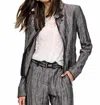 Beate Heymann Linen Jacket In Grey In Grey