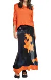 Beate Heymann Long Skirt In Mandarin In Black