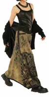 Beate Heymann Longskirt In Blackwood In Multi