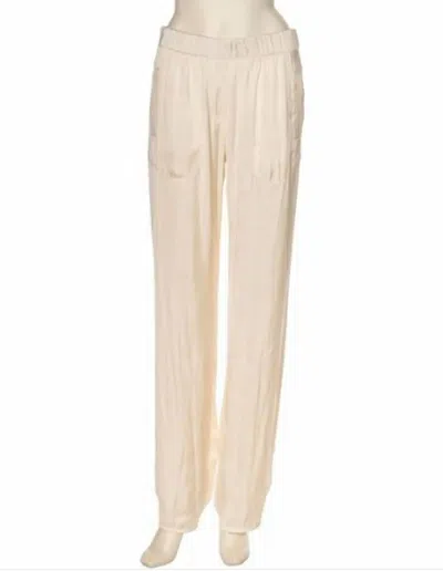 Beate Heymann Women's Satin Pants In Cream In Pink
