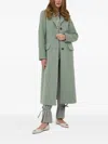 Beatrice B Ankle-fastening Patch-pocket Trousers In Gray