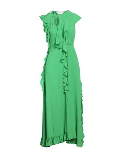 Beatrice B Beatrice .b Woman Maxi Dress Emerald Green Size 4 Acetate, Silk