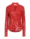 Beatrice B Beatrice .b Woman Top Orange Size 6 Polyester, Nylon, Elastane, Acetate, Silk In Orange