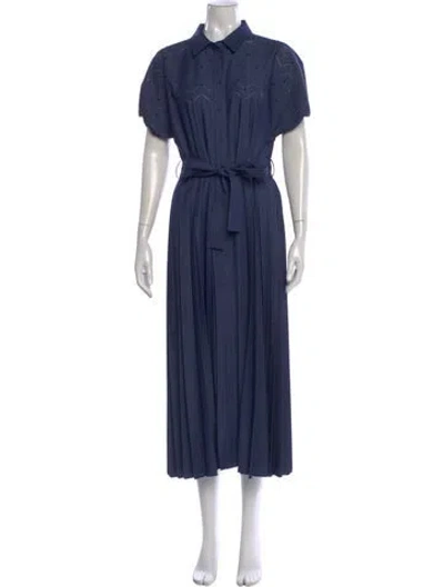 Pre-owned Beatrice B Long Dress In Blue