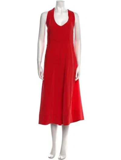 Pre-owned Beatrice B Long Skirt W/ Tags In Red