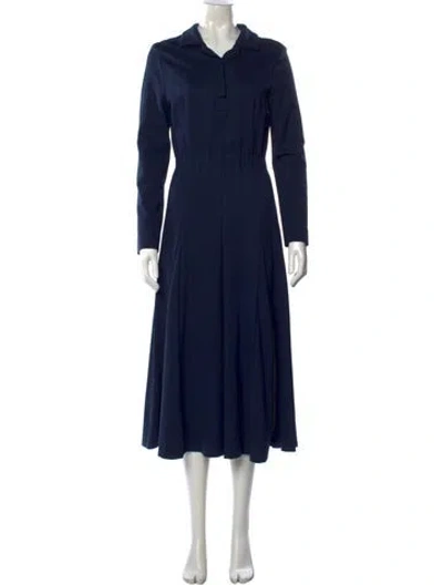 Pre-owned Beatrice B Midi Length Dress In Blue
