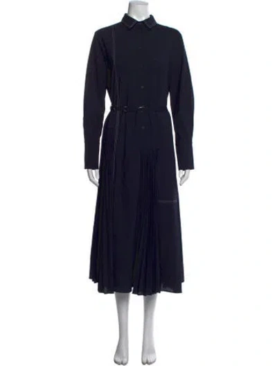 Pre-owned Beatrice B Midi Length Dress In Blue